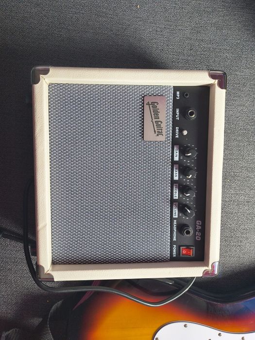 Gitara elektryczna miusic mate + wzmacniacz Golden Guitar