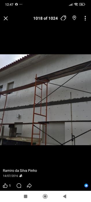 Faços trabalhos de capoto,cortiça,limpeza de telhados,etc