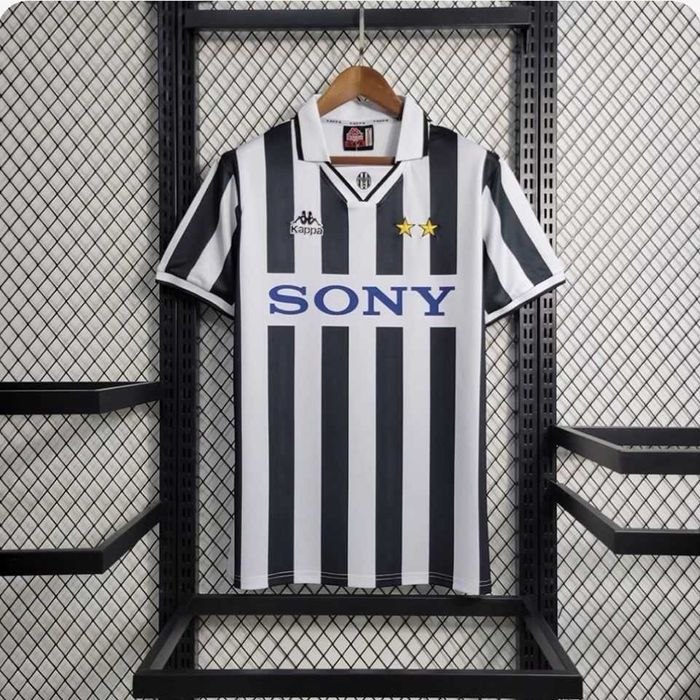 Ретро футболка Ювентус 1995/97 Kappa, вінтажна форма Juventus Sony