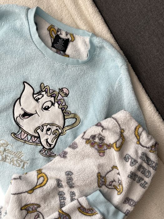 тепла флісова піжамка disney primark, теплий домашній костюм дісней