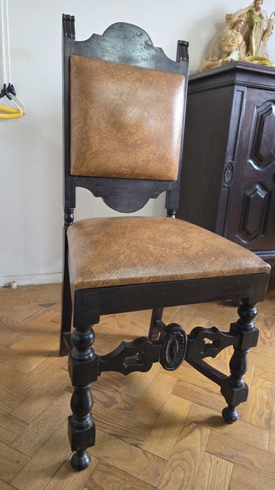 Conjunto de sala mogno maciço