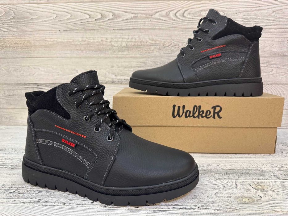 Чоловічі зимові чоботи з натуральної шкіри. Розмір 40-48. Гарантія!