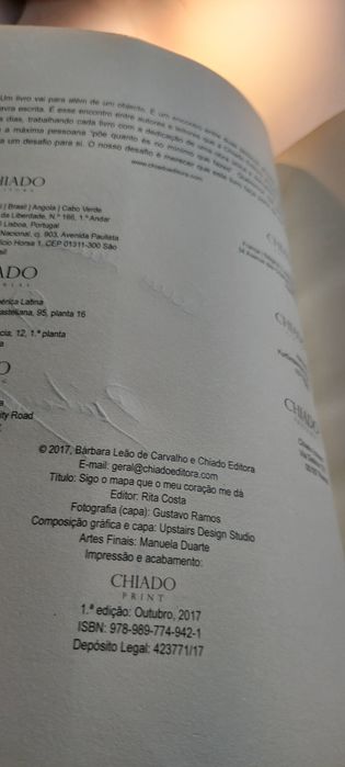 Sigo o Mapa que o meu Coração me Dá - Bárbara Leão de Carvalho