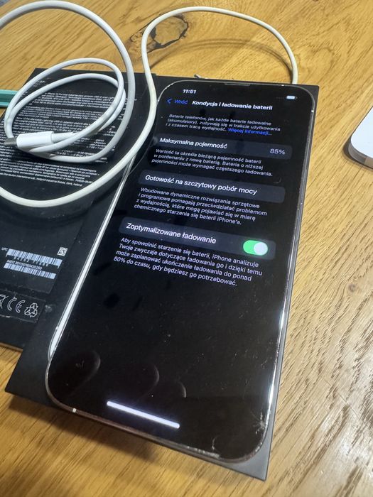Apple iPhone 13 Pro 256GB silver , komplet z etui