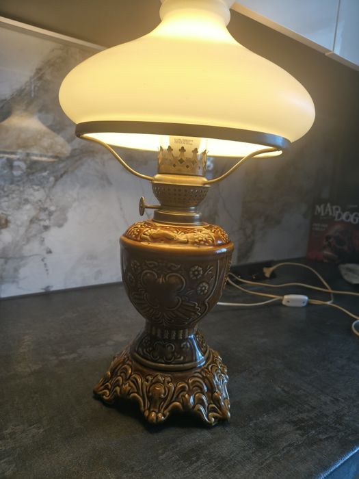 Lampa ceramiczna stołowa WZMPF Wałbrzych