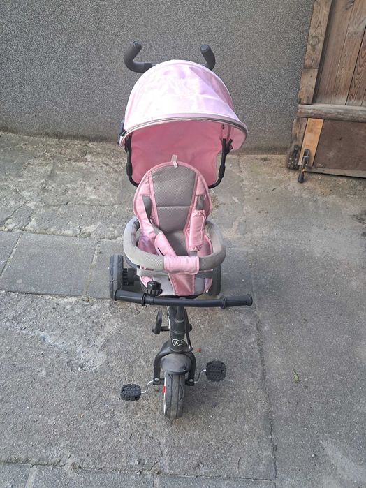 Rowerek trójkołowy KinderKraft różowy