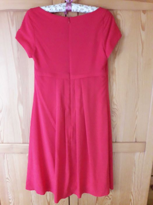 Sukienka wieczorowa/ koktajlowa BAF rozmiar 36, malinowa