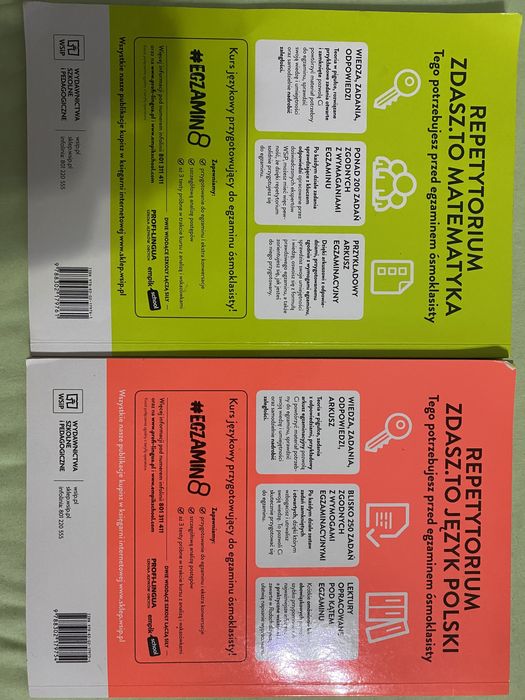 Repetytorium ósmoklasisty j.polski i matematyka