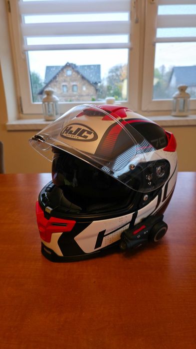 Kask Motocyklowy HJC RPHA 70 VIAS z interkomem z video rejestratorem