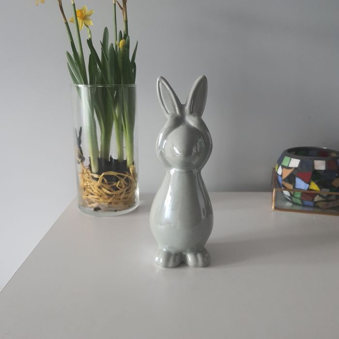 Królik Zajączek figurka ceramiczna święta NOWA