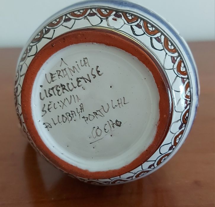 Caneca em cerâmica decorativa - Alcobaça