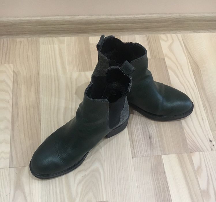 Полусапожки кожаные