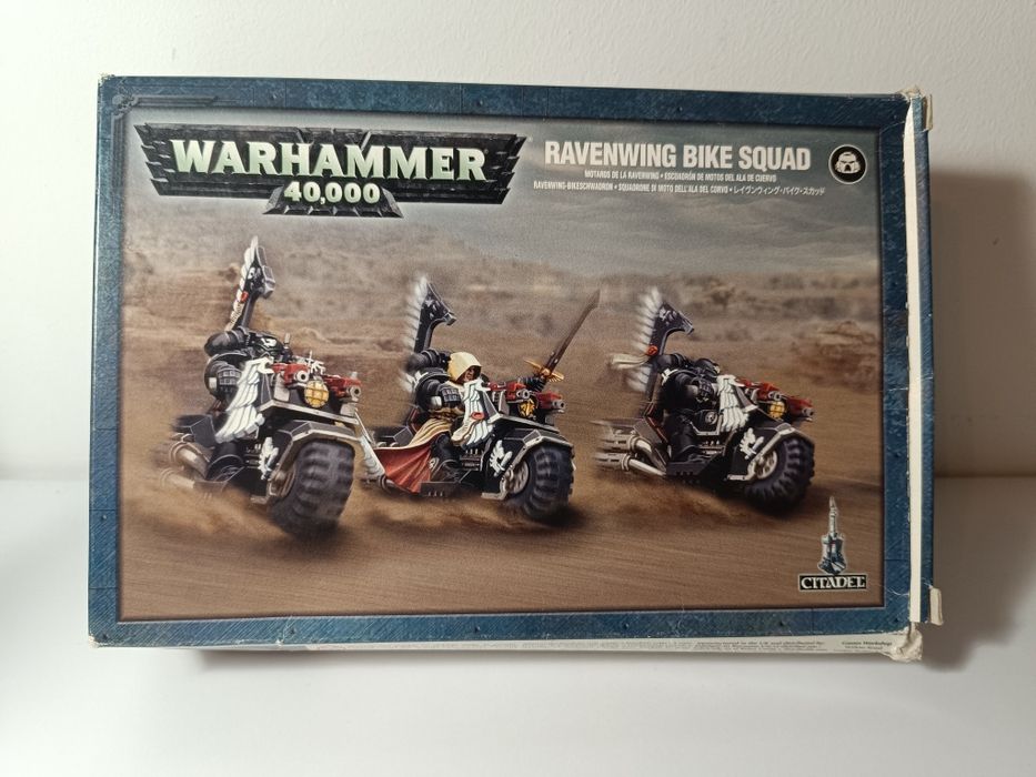 Warhammer 40k Space Marines Dark Angels Ravenwing Bike Squad