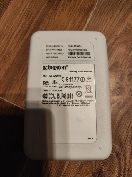 Kingston mobilelite wriless G3