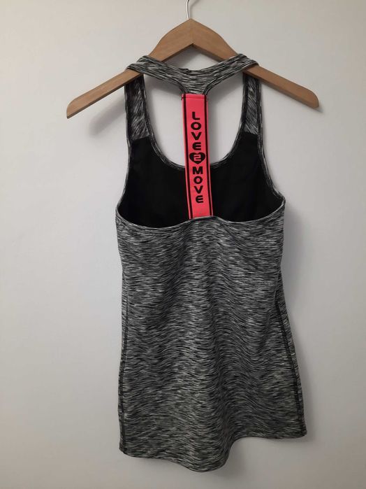 Top sportowy z biustonoszem tank top bezrękawnik Blind Date XS 34