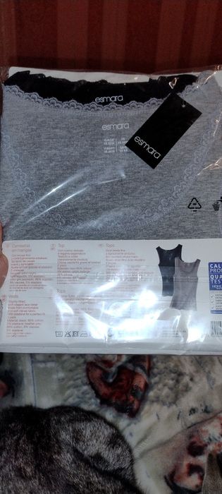 Набір майки з мереживом esmara XS