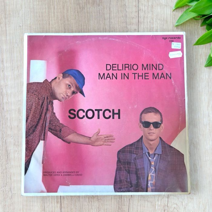 Scotch Delirio Mind / Man in The Man 1985 VG- Italo Disco Maxi 12