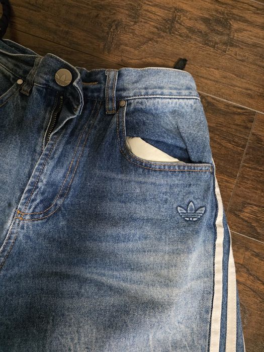 Spodnie jeansowe adidas 30 młodziezowe
