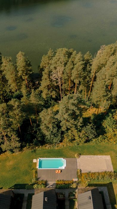 Polana Gawrycha - dom nad jeziorem Staw wakacje plaża  jacuzzi mazury