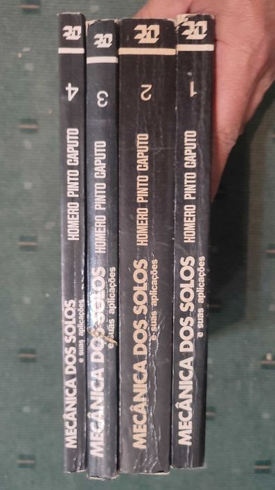 Mecânica dos Solos e suas aplicações - 4 volumes - Homero Pinto Caputo