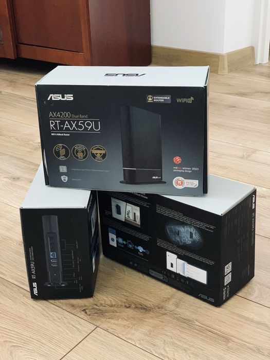 ROUTER ASUS RT-AX59U AX4200 Czarny - GWARANCJA 2027/2028