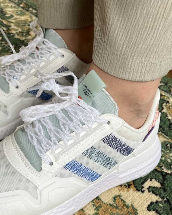 Женские кроссовки Adidas ZX RM "White" . Размеры 36-40
