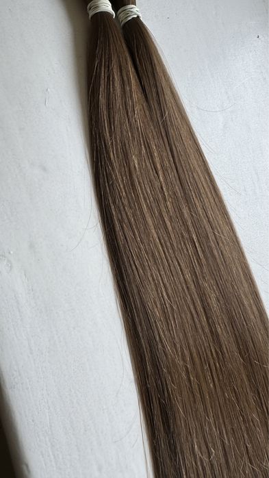 Włosy dziewicze polskie 45+cm 84 gr
