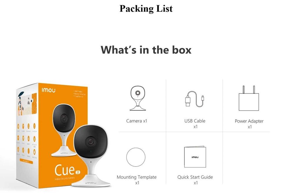 IP камера 3мп Imou Cue 2E (IPC-C32SP) - НОВИНКА