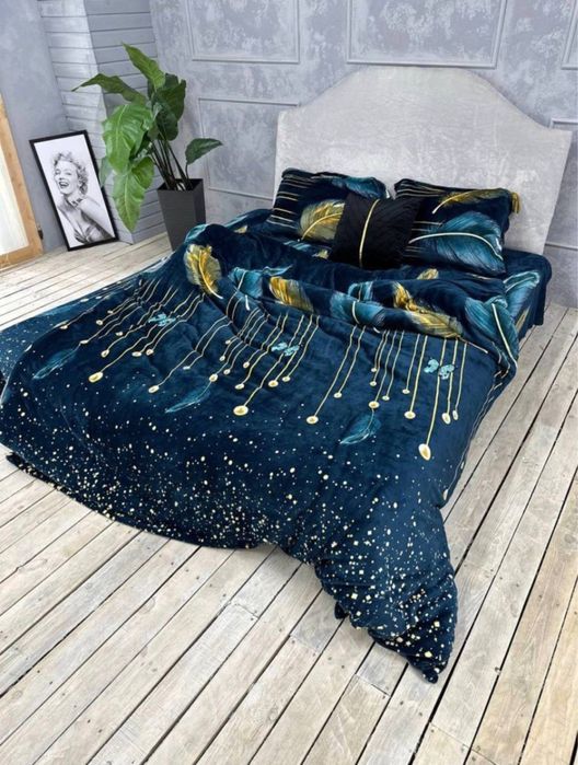 Топ продажів! Постельное белье велюрова плюшева постільна білизна