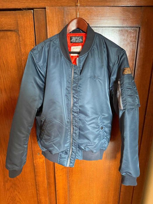 Kurtka męska Schott Nyc Airforcers Flyer Bomber rozm. M, Navy, okazja!