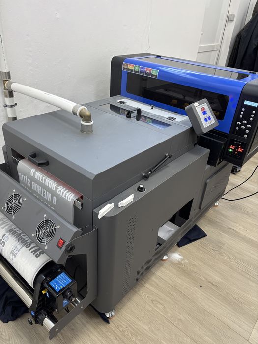 Maquina de dtf com forno hexatech/Runto de 40cm - cabeças epson i3200