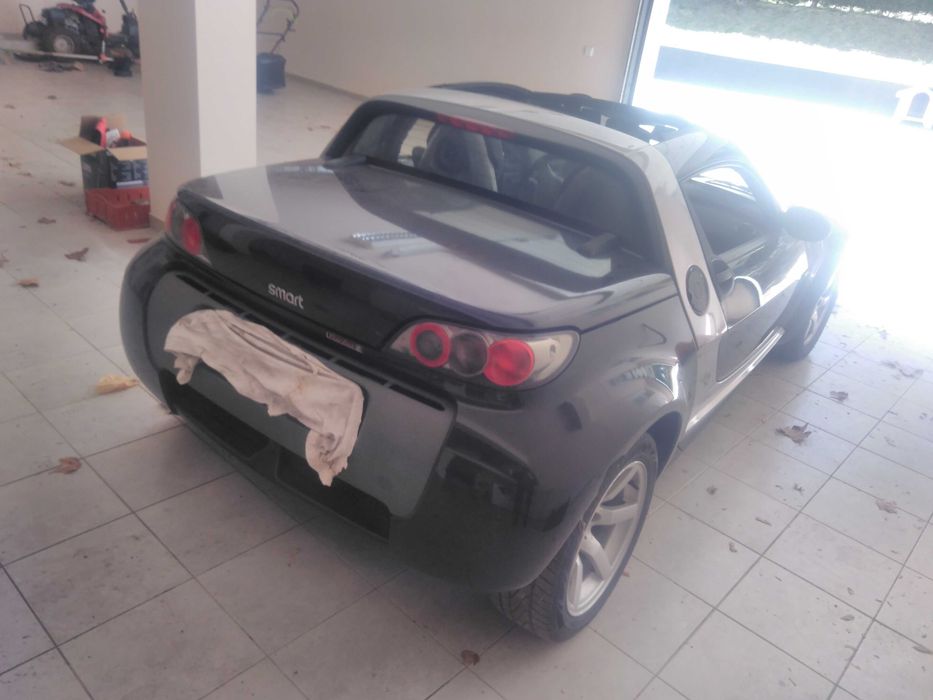 Smart roadster para peças completo matricula estrangeira