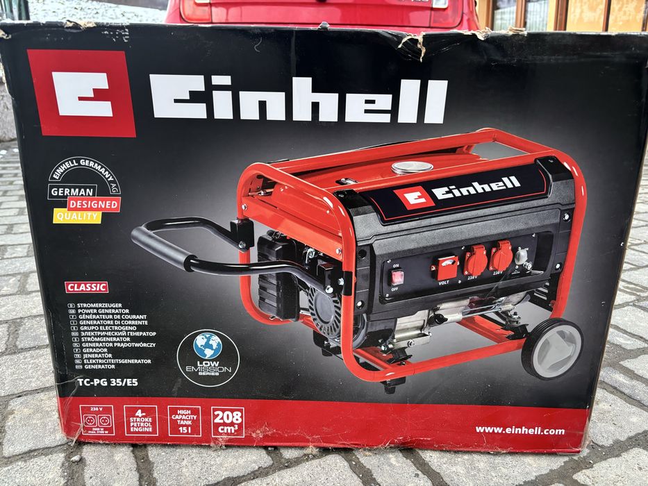 NOWY Agregat prądotwórczy EINHELL TC-PG 35/E5