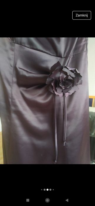 Suknia wieczorowa długa.