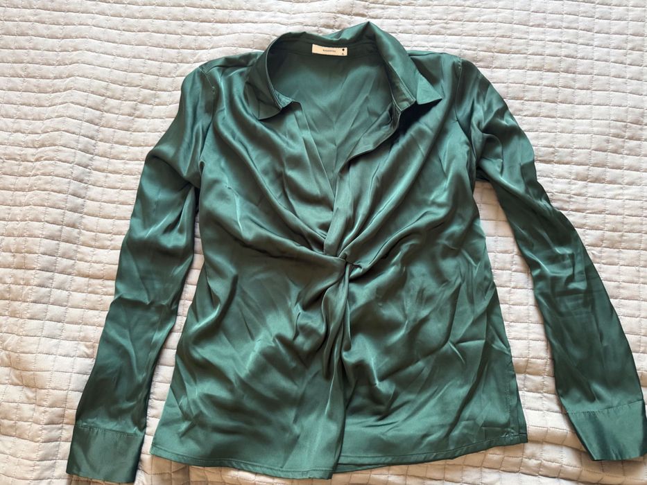 Koszula butelkowa zieleń Reserved XL