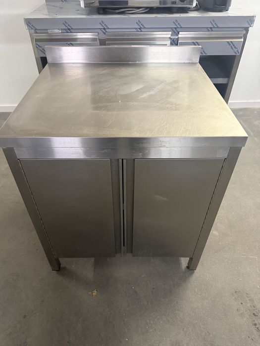Louceiro armario mesa de trabalho bancada inox