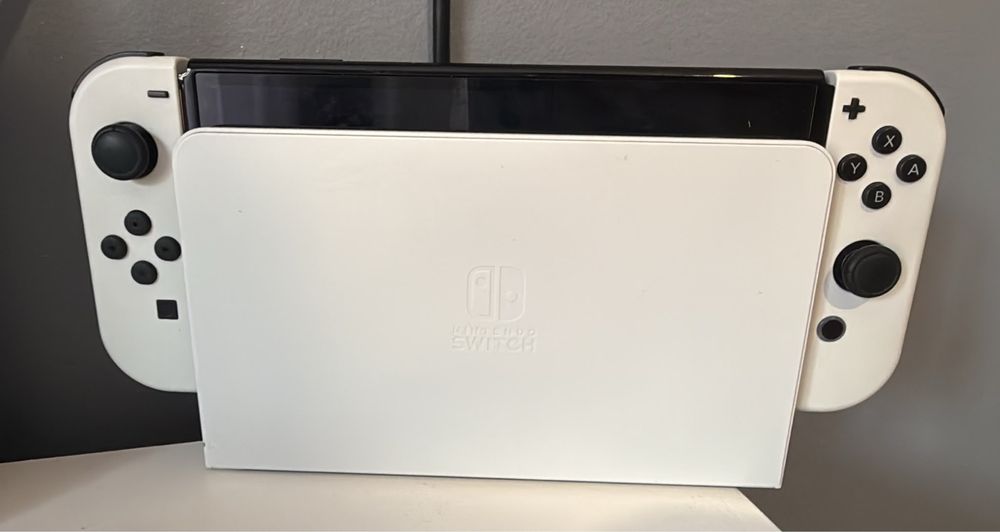 Nintendo Switch OLED Branca + Switch Sports + Extras + Caixa Original