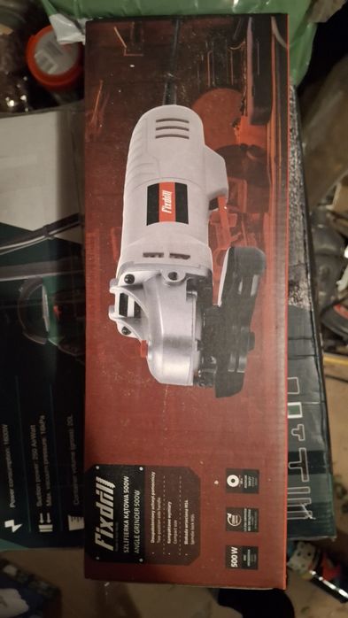 Szlifierka kątowa Fixdrill 500W, przewodowa