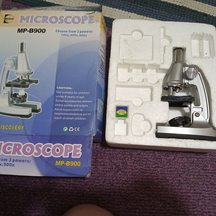 Детский микроскоп зум ,/х100