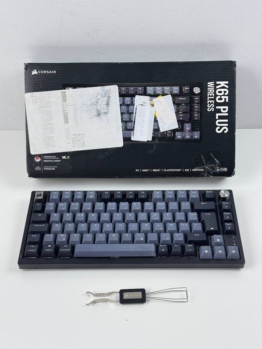Klawiatura Corsair K65 PLUS WIRELESS AZERTY Black (CH-91D401L-FR)
