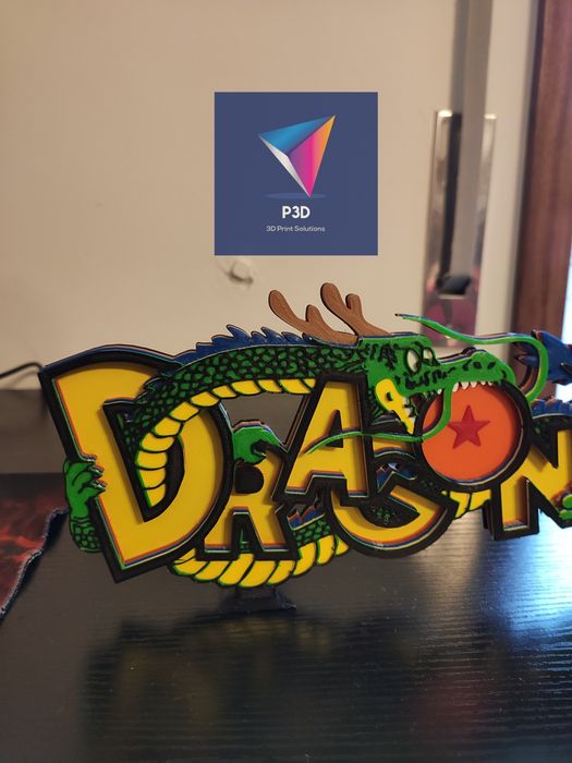 DragonBall dragão impressão 3D