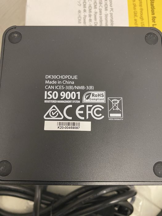 Док-станція USB-C для ноутбука з підтримкою 4K HDMI 85 Вт Etherne