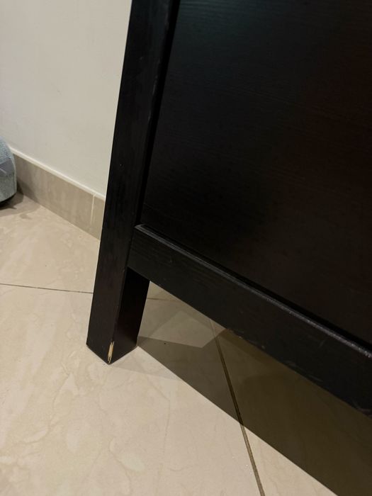 Sapateira IKEA Hemnes preta