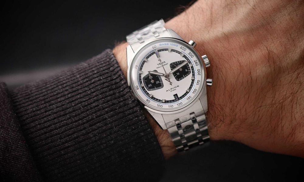 Yema Rallygraf Alpine Cup Series YMHF1589ALP-BM Męski Chronograf