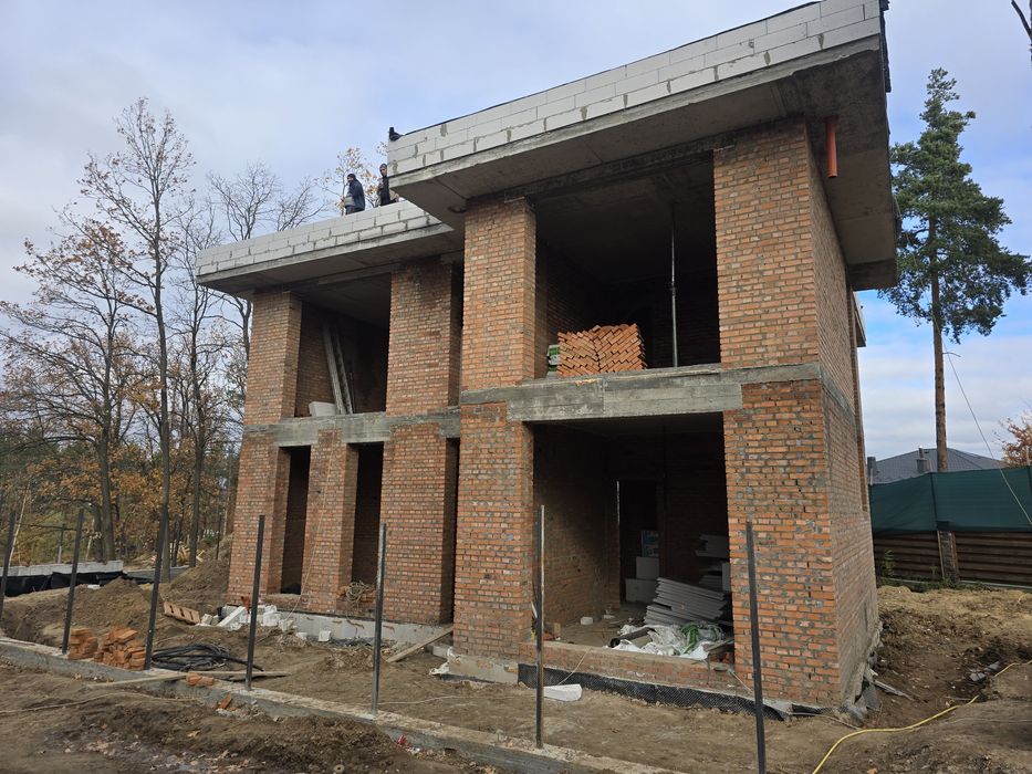 Будинок 290 м2 ліс панорама басейн сауна цоколь містечко с. Ходосівка