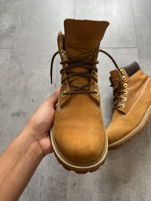 Okazja Buty zimowe timberland 6 inch premium musztardowe