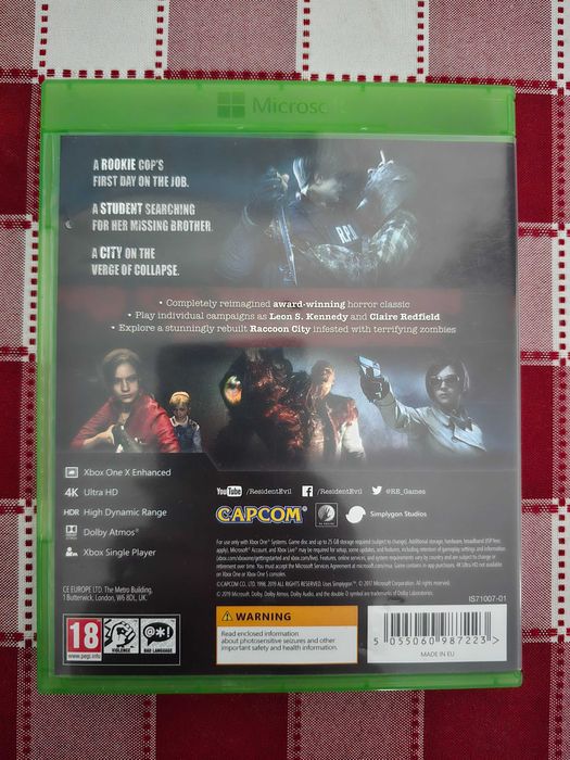 Jogo XBox One / Series X|S Resident Evil 2 Remake