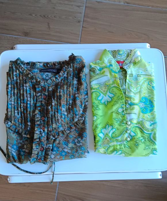 2 blusas de senhora, tamanho M.