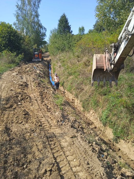 Usługi koparką Prace ziemne