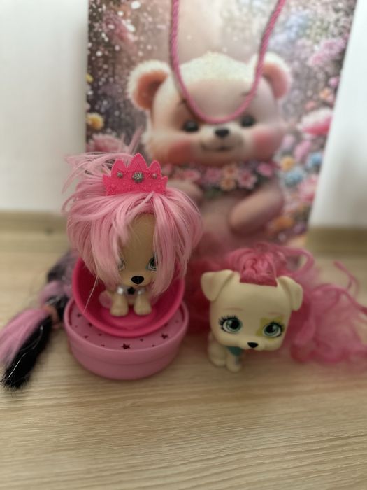 Собачки с длинным волосом vip pets bow power куклы оригинал